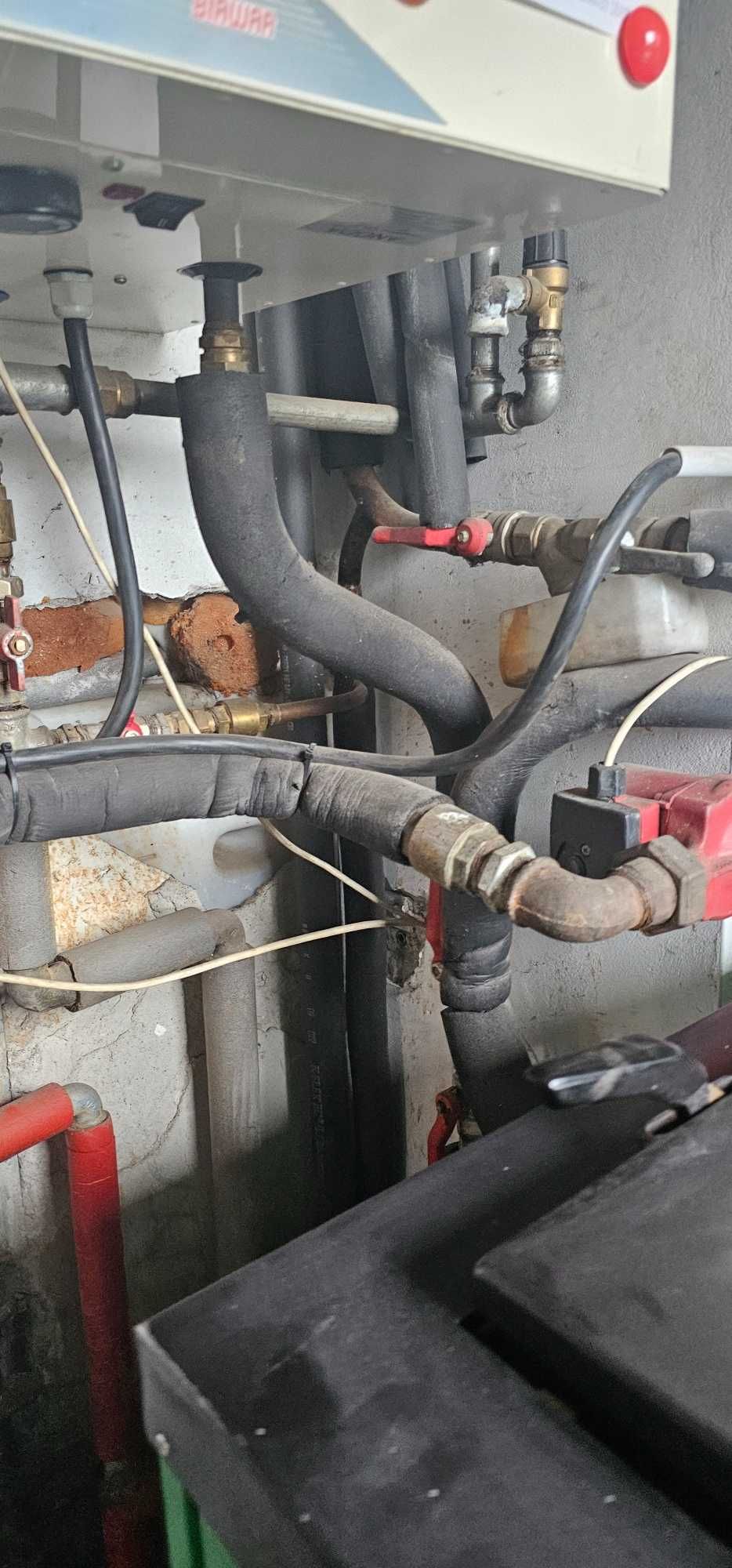 Kocioł Kostrzewa Pellets Plus 25 kW, Biawar Quattro 150l, cała kotłown