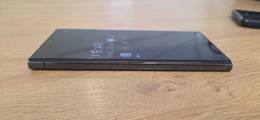 Samsung S23 Ultra Czarny, folia i szkło ochronne