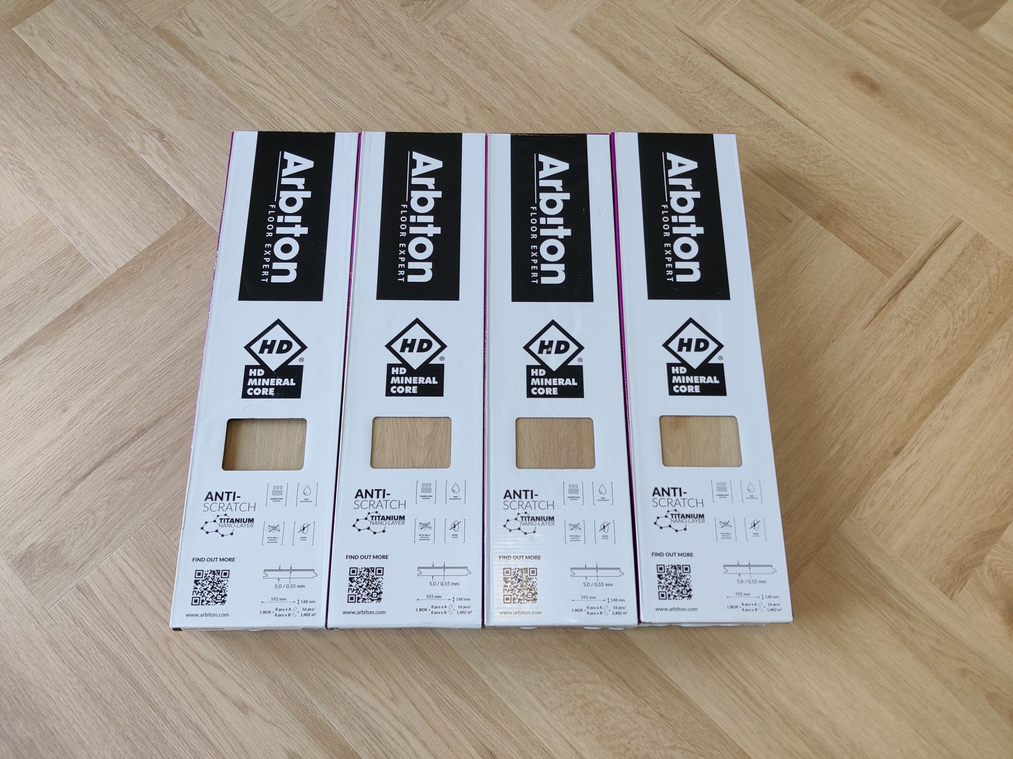 Panele winylowe Arbiton Amaron Herringbone - DĄB HARLOW