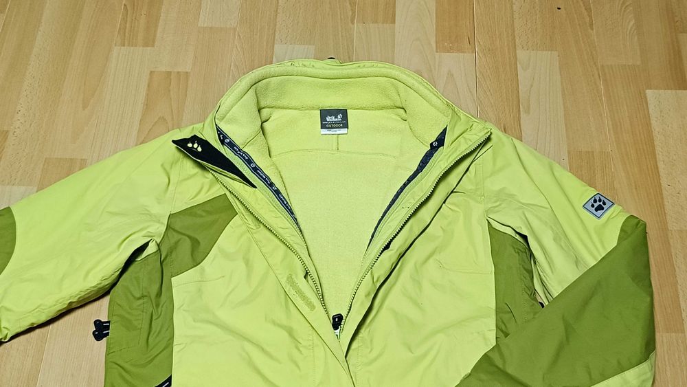Damska kurtka 3w1 JACK WOLFSKIN TEXAPORE r.XL stan bardzo dobry
