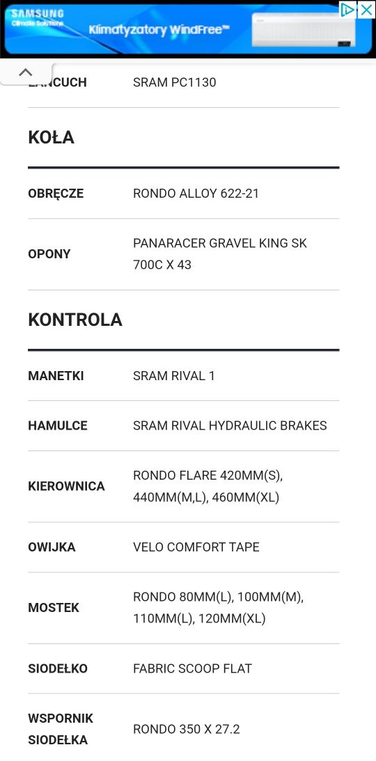 Gravel Rondo Ruut ST1 2018 M stan igła