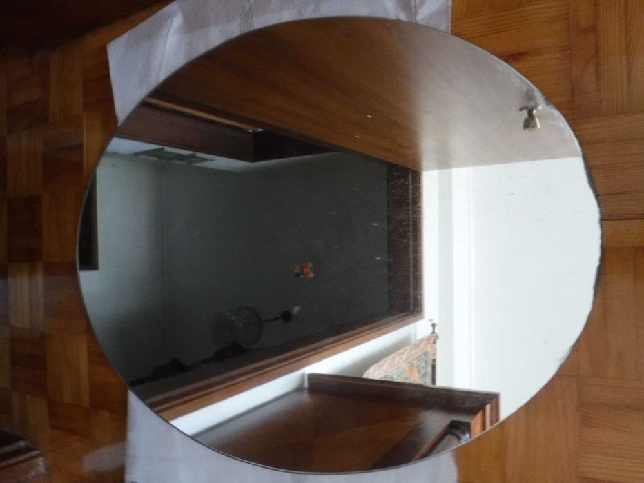 Espelho oblongo, rectangular e oval
