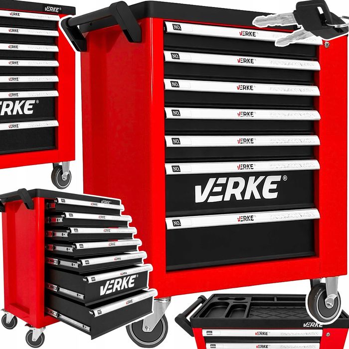 SZAFKA NARZĘDZIOWA WARSZTATOWA Serwisowa Wózek NA Narzędzia 7 Szuflad