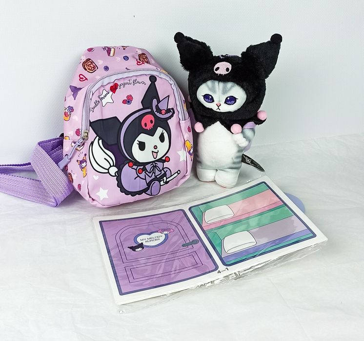 Подарунковий набір для дівчинки з іграшкою Куромі Kuromi Sanrio