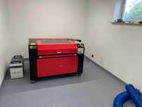 Ploter laserowy CO2 90x60 100 W + Chiller CW-5200 + paczka projektow