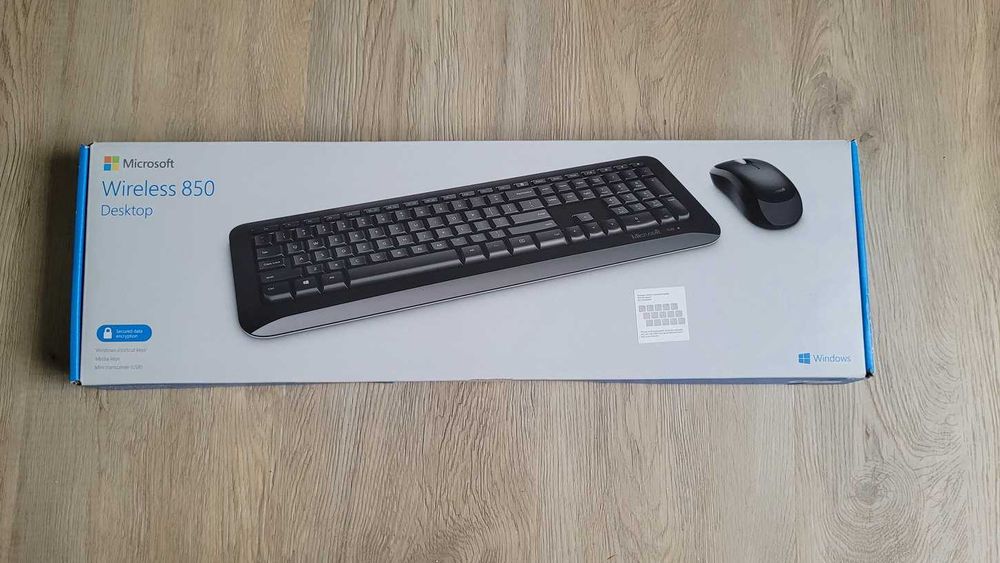 Zestaw bezprzewodowy Microsoft 850 klawiatura+mysz,brak odbiornika USB