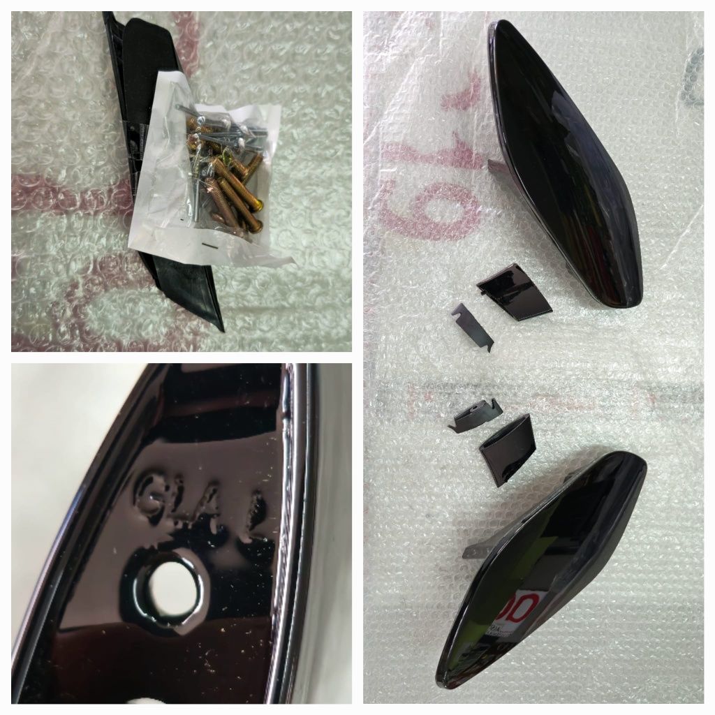 Aileron Look GLA 45AMG - Plástico Preto Brilhante