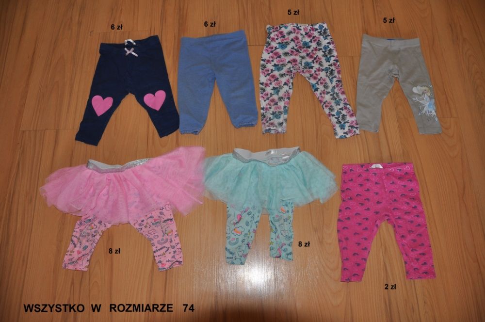 Ubranka dla dziewczynki 68-74