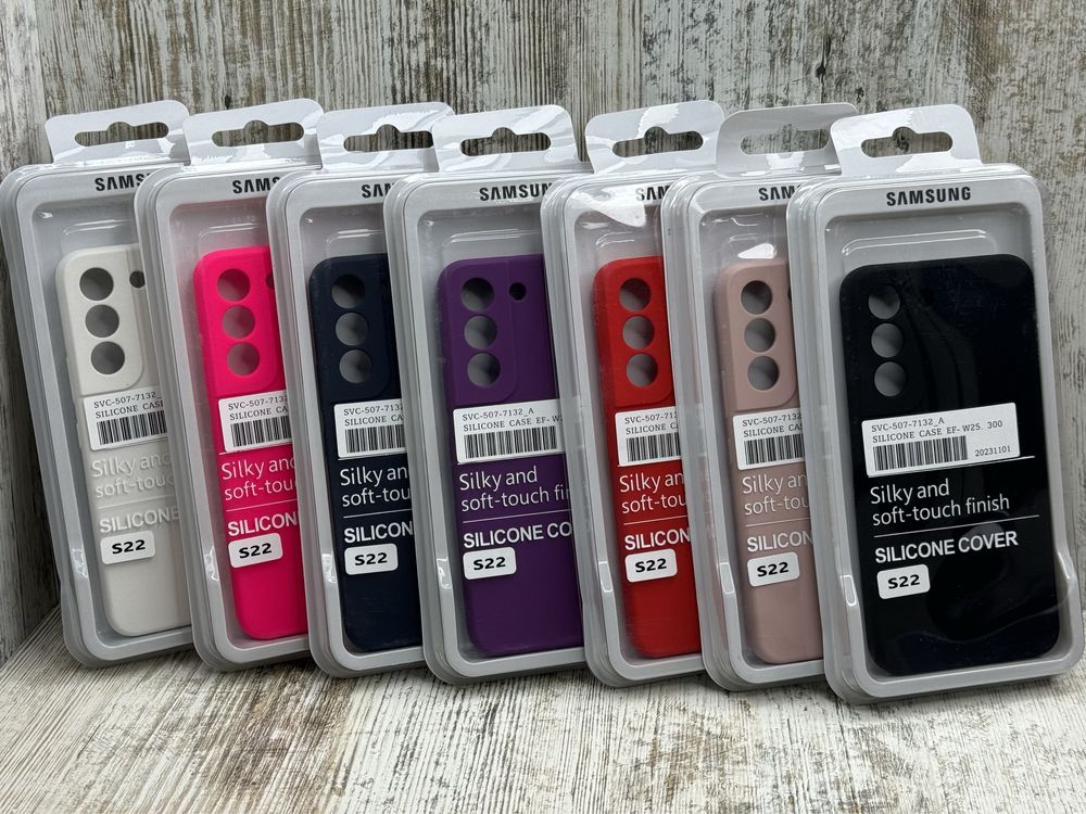 Топ‼️ Чехол Original Silicone Case на Samsung S22/ S22 Plus и др.