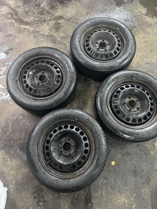 Диски opel 5x120 R16 + ковпаки