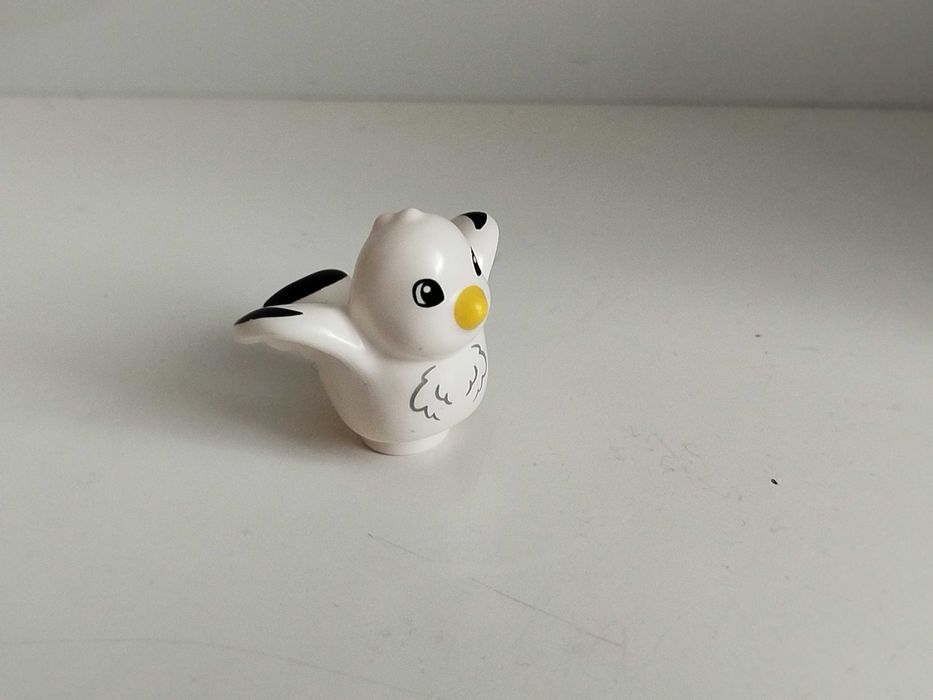 Lego Duplo zwierzęta - biały ptak, ptaszek