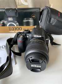 Aparat, lustrzanka Nikon D3100, pokrowiec