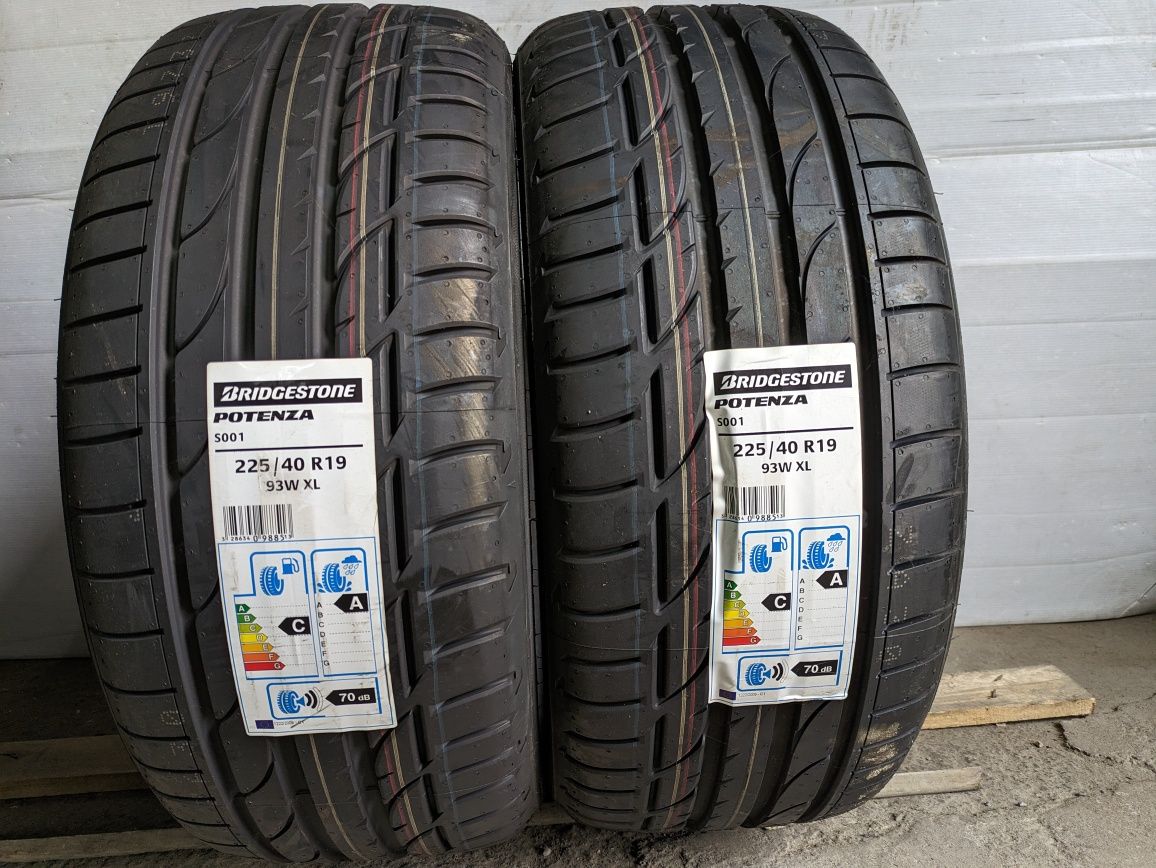 225/40R19 Bridgestone Potenza S001 NOWE LATO