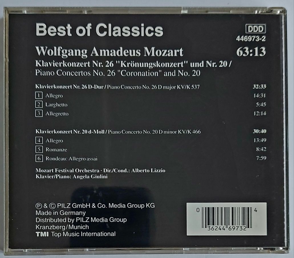 Mozart Best Of Classics