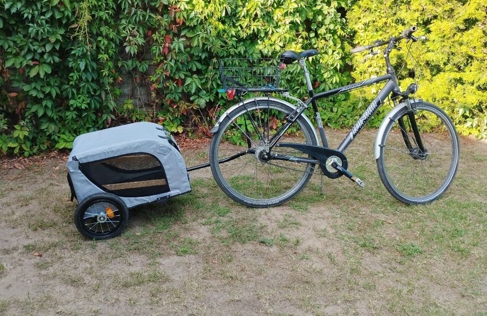 Przyczepka rowerowa dla zwierząt vidaXL