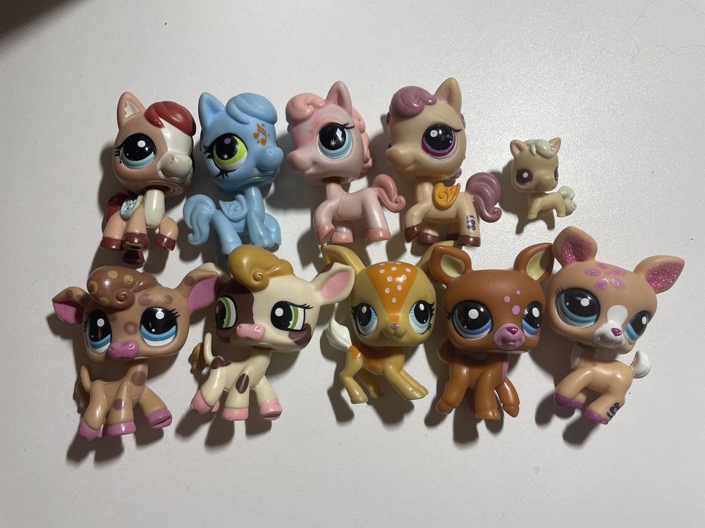 Littlest PetShop konie, krowy, sarny