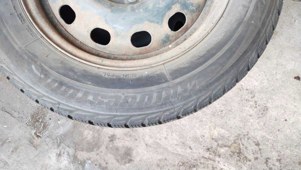 Резина зимова  195/65/ R15 ,91 Bridgestone Blizzak з дисками Т4x108