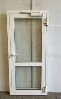 * Okna Grabik * Drzwi używane Alu szer. 93 x 204 cm P/Zewn. Okazja