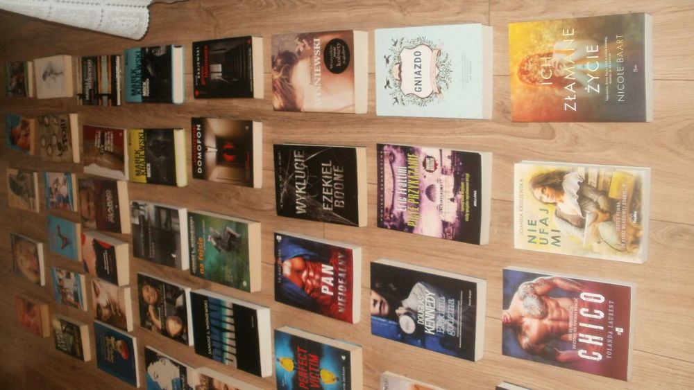 Duży zestaw książek - Miłoszewski, Wiśniewski, Krajewski i inni