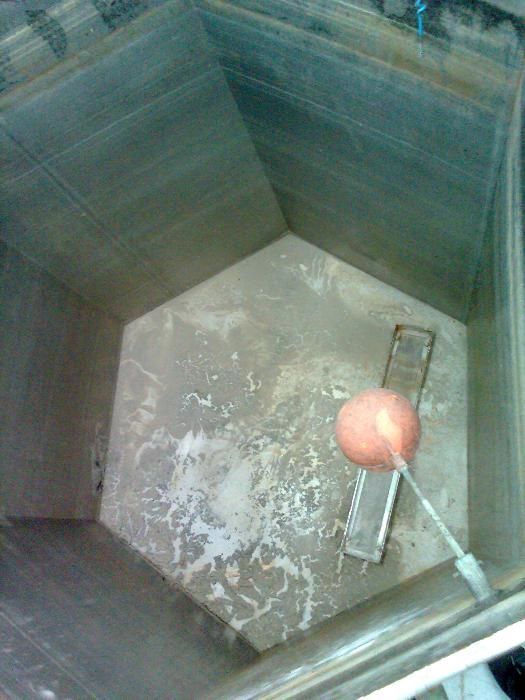 Deposito em aço inoxidavel