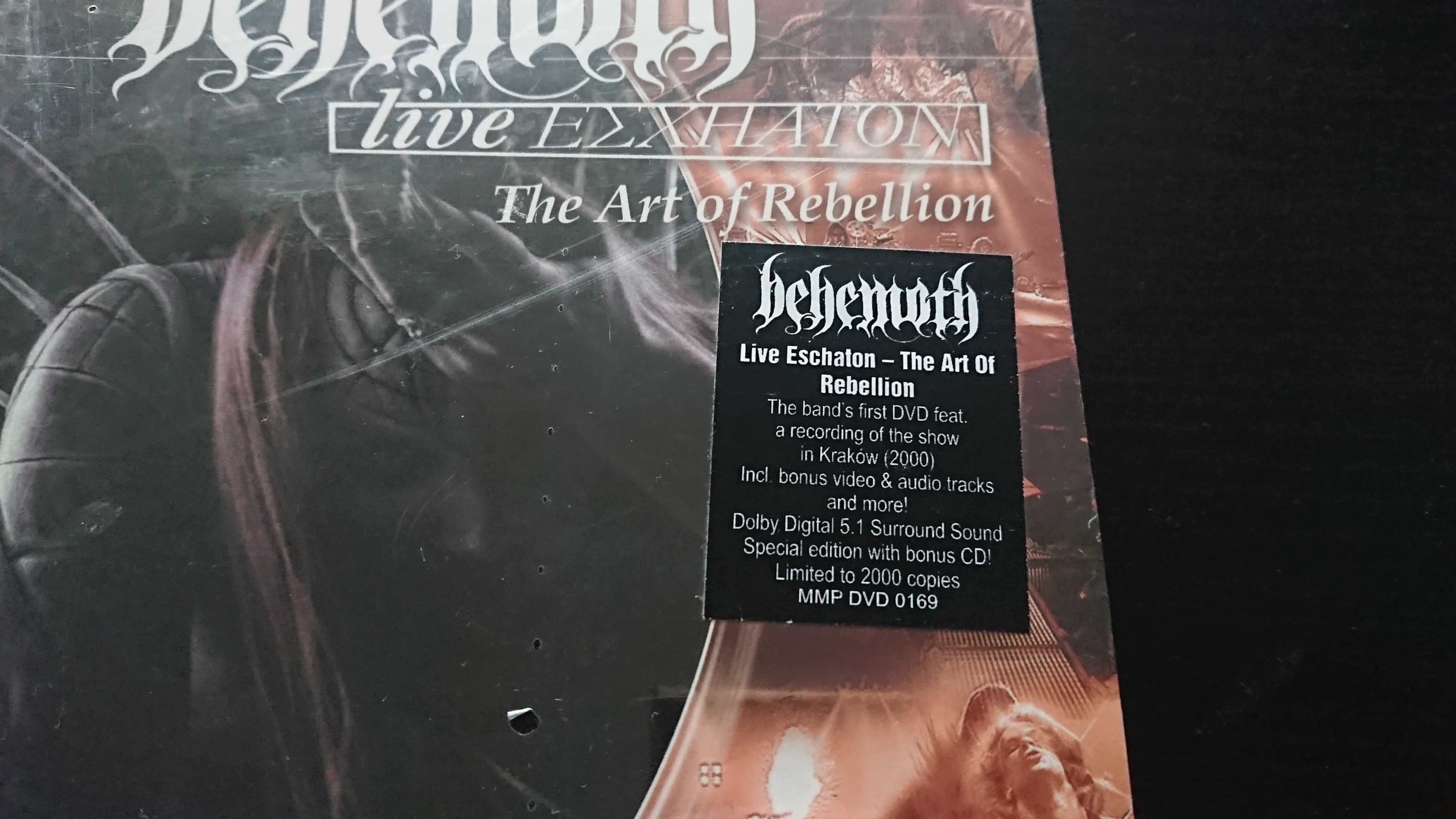 Behemoth Live ΕΣΧΗΑΤΟΝ The Art Of Rebellion CD+DVD *NOWA* Limit 2000