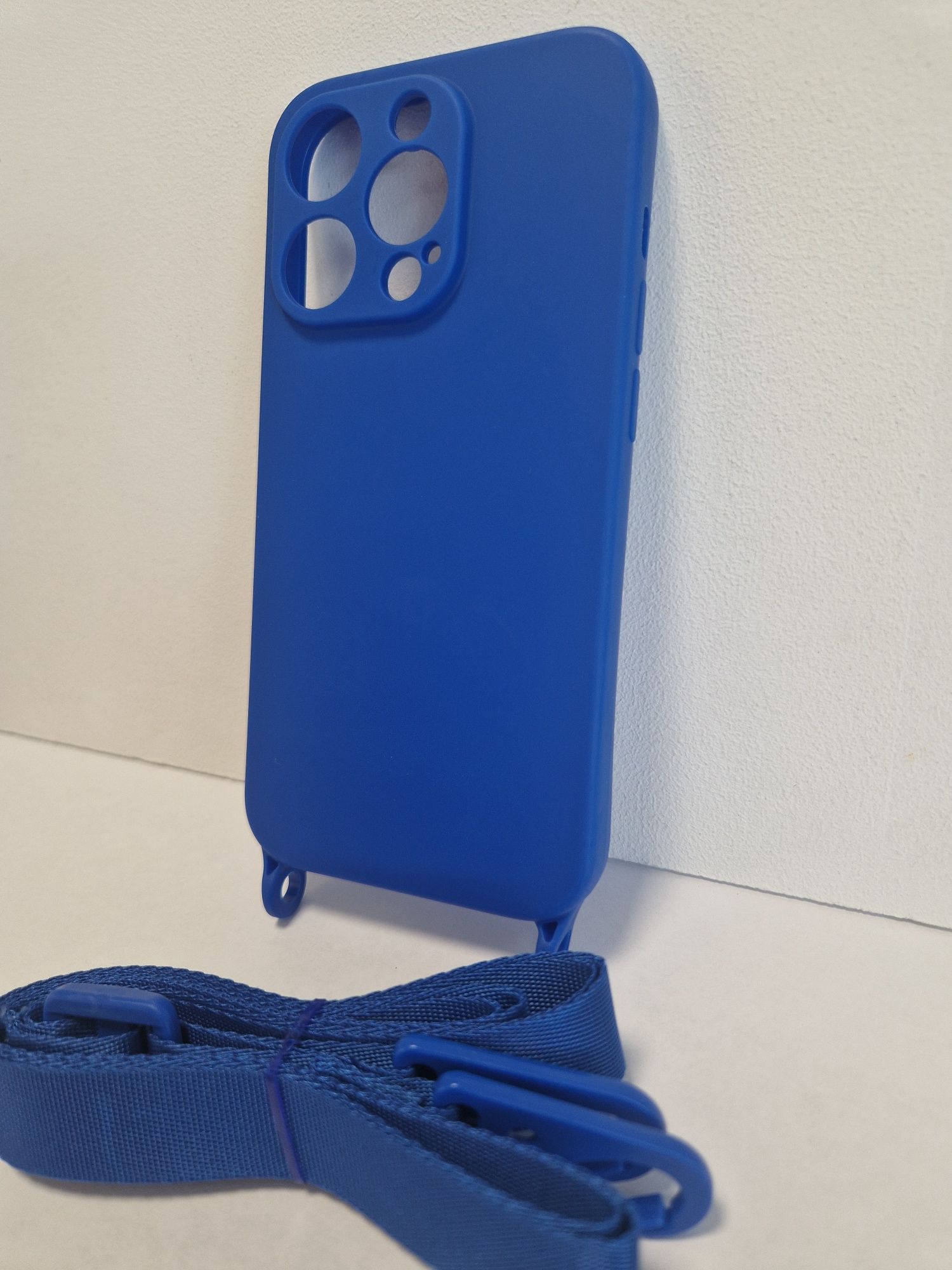 Strap Silicone Case do Iphone 14 Pro wzór 2 niebieski