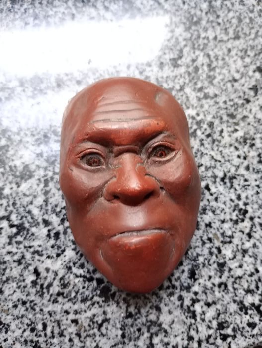 Japońskie maski teatralne Noh Meji miniaturowe