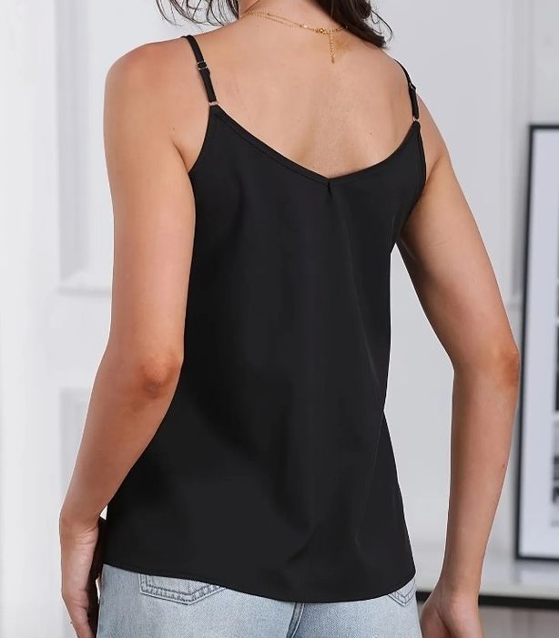 Czarny, koronkowy top, rozm. S/36.