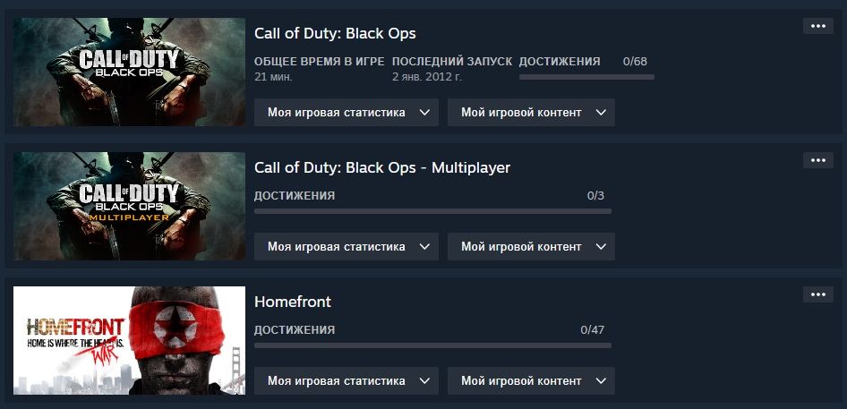 Акаунт з іграми call of duty