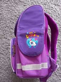 Рюкзак шкільний ортопедичний для дівчинки  Рюкзак школьний единорожка