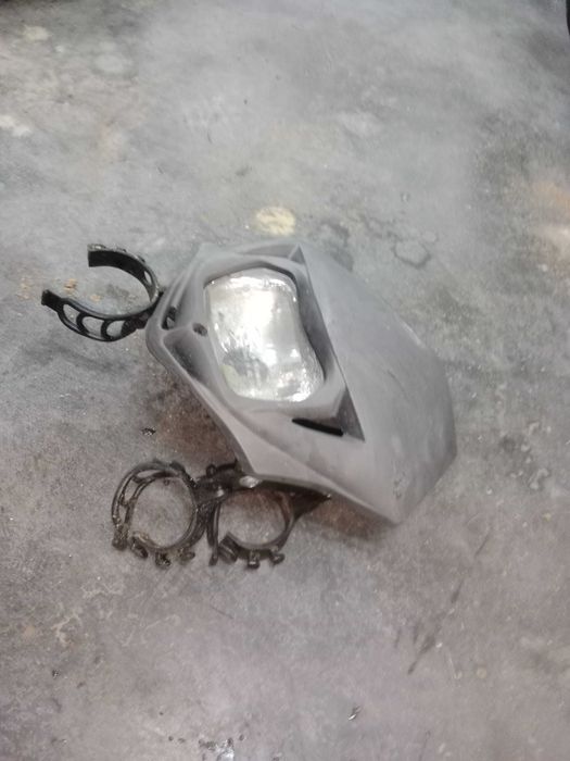 owiewka przód przednia z lampą cross street enduro tuning czasza