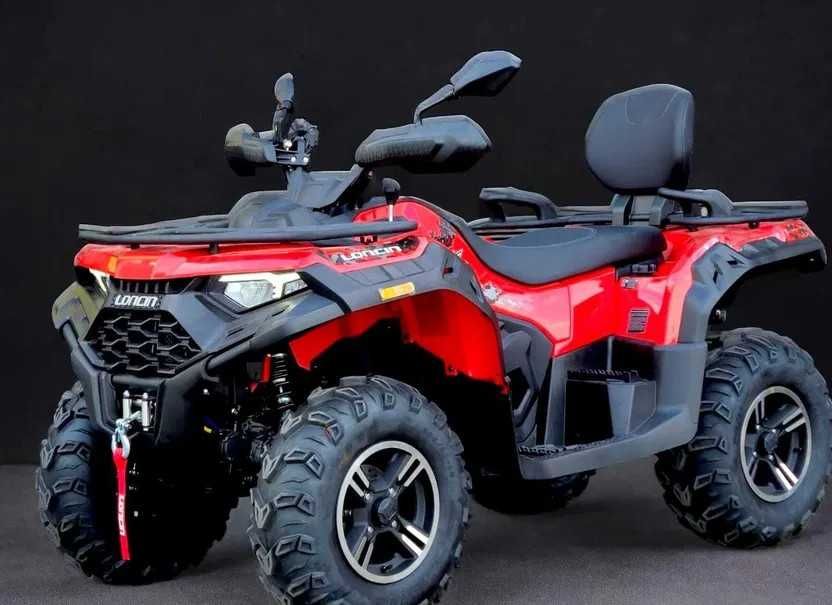 QUAD LONCIN 4x4 550L. EPS, wyciągarka, dos. cała PL, t3b z rej fv23%