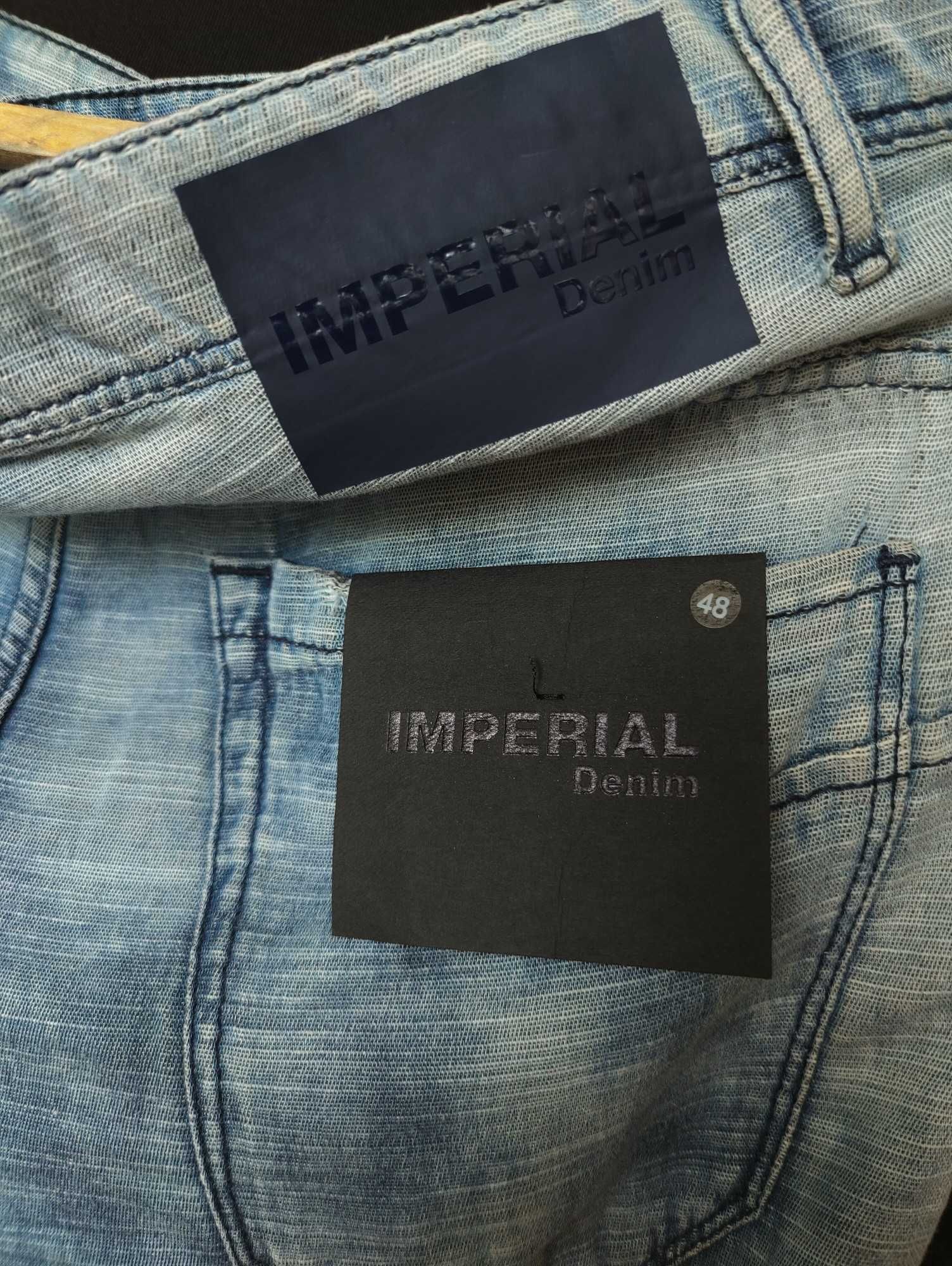 Джинсы Imperial jeans Italy w32 stretch blue.