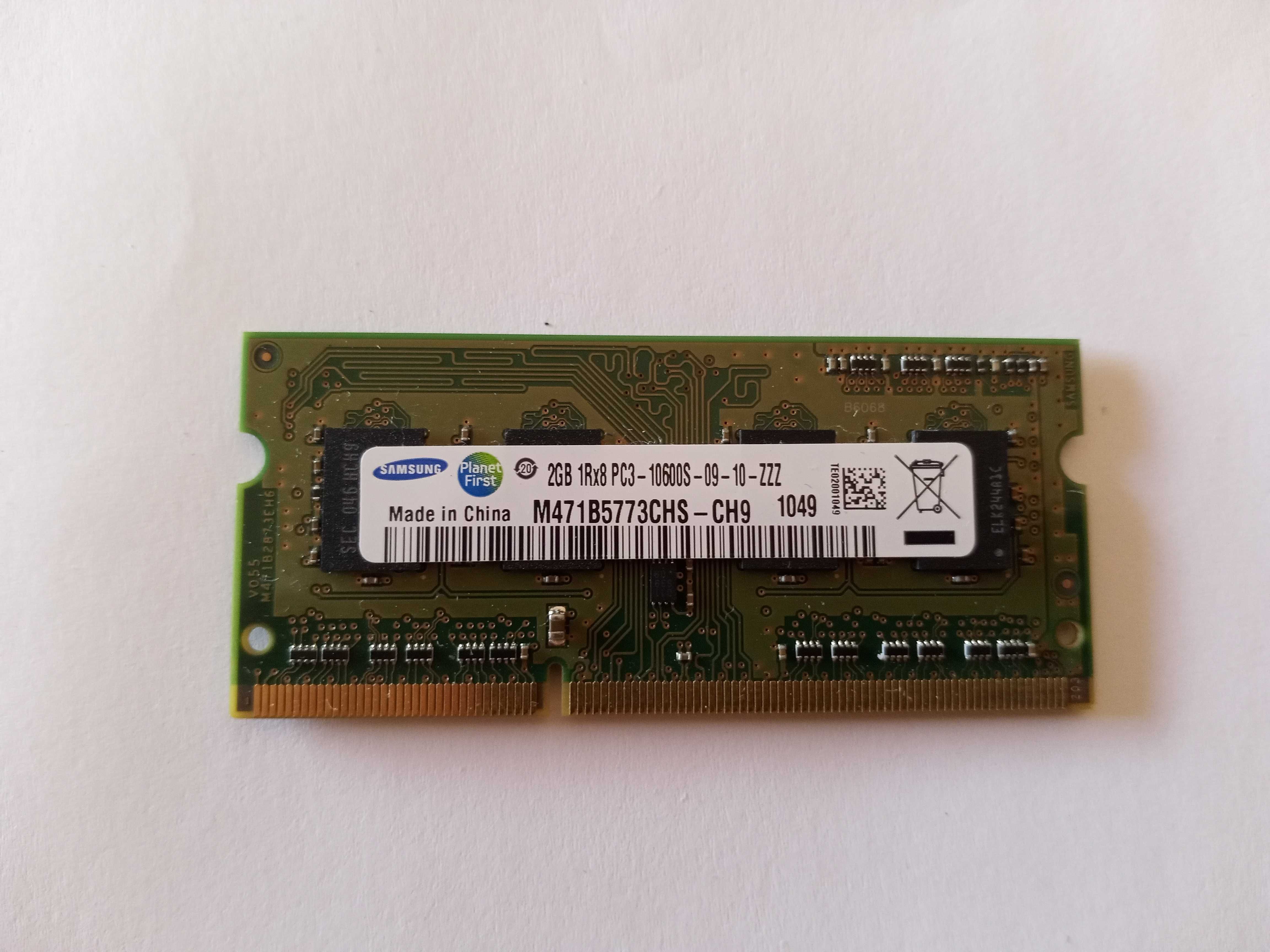 Memoria RAM "Sumsung" DDR3 2gb