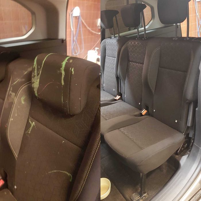 Pranie wnętrz pojazdów osobowych. Pranie tapicerki