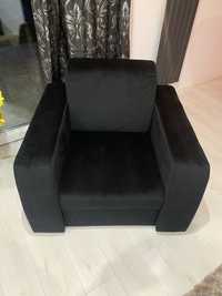 Fotele czarne 2 sztuki