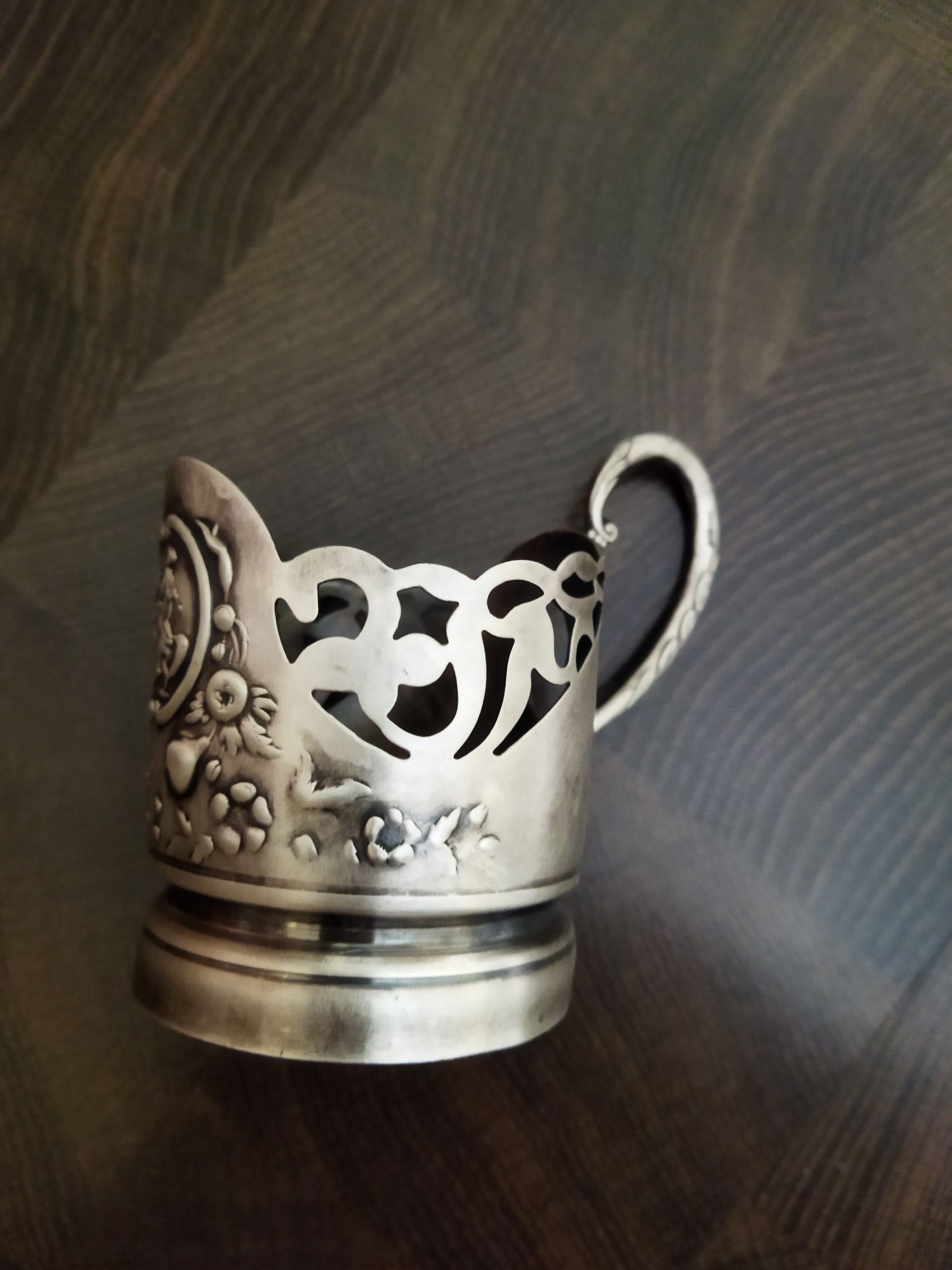 Подстаканник Богдан Хмельницкий мельхиор