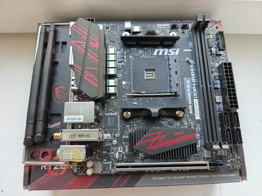 MSI B450I Gaming Plus AC топова itx am4 плата