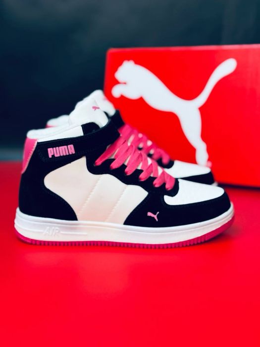 Хайтопы высокие кроссовки Пума зима / женские теплые кроссовки Puma