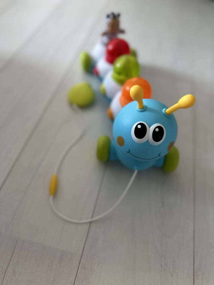 Іграшка-каталка Smoby Toys Cotoons гусениця