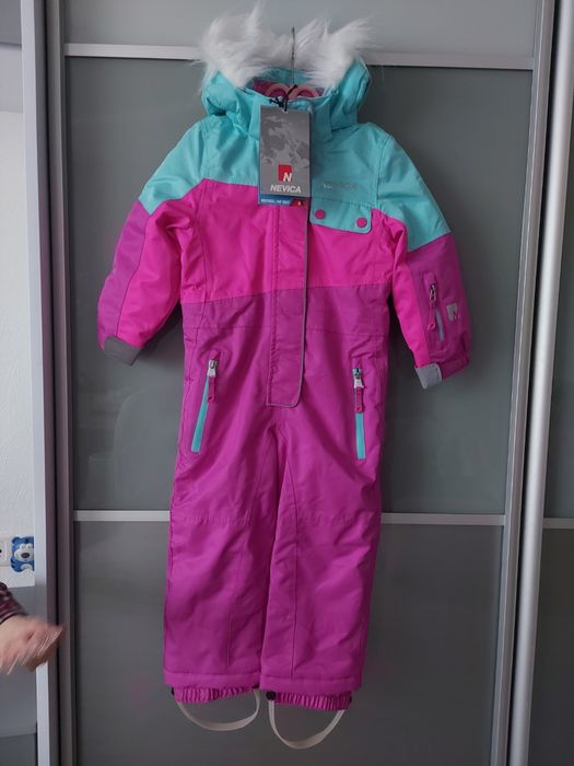 Зимовий термокомбінезон комбінезон на дівчинку nevica 3-4роки,98-110 р