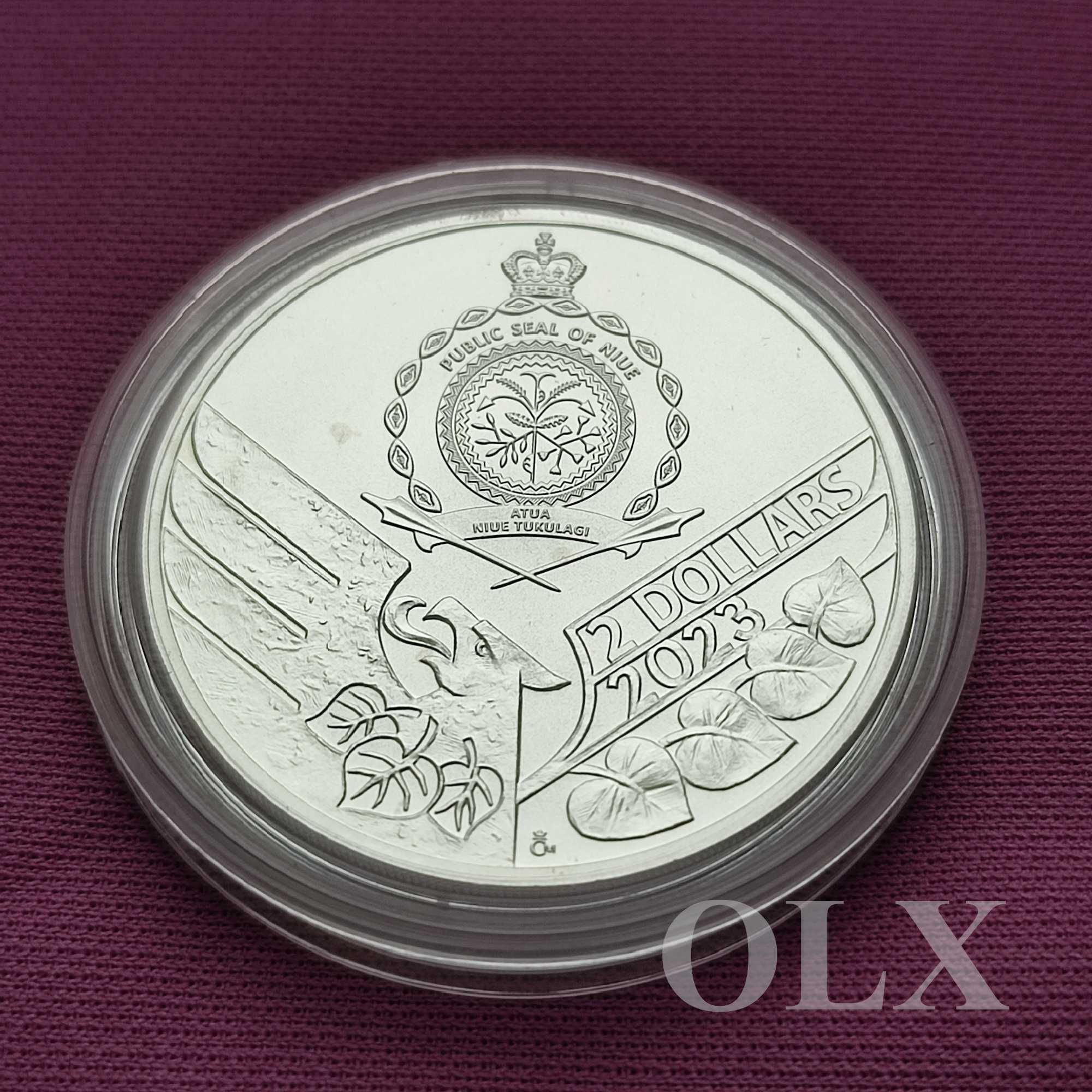 Монета 2023 Ниуэ Чешский лев  1 oz