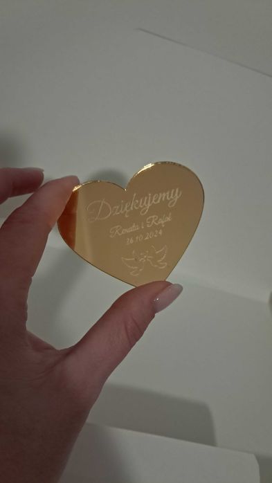 magnesy na komunię chrzest ślub podziękowanie w formie magnesu 10 szt