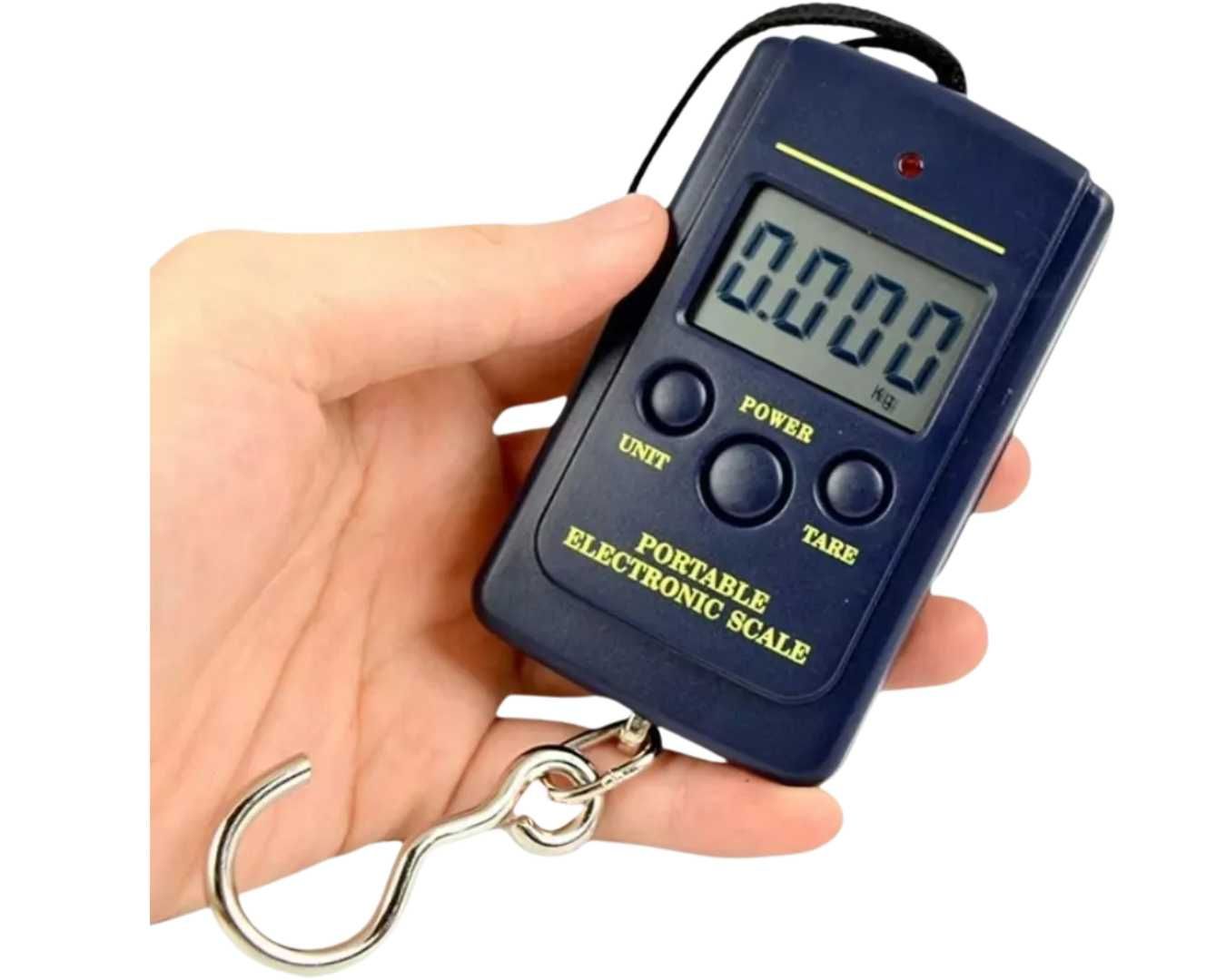 waga hakowa bagażowa elektroniczna 40 kg wędkarska