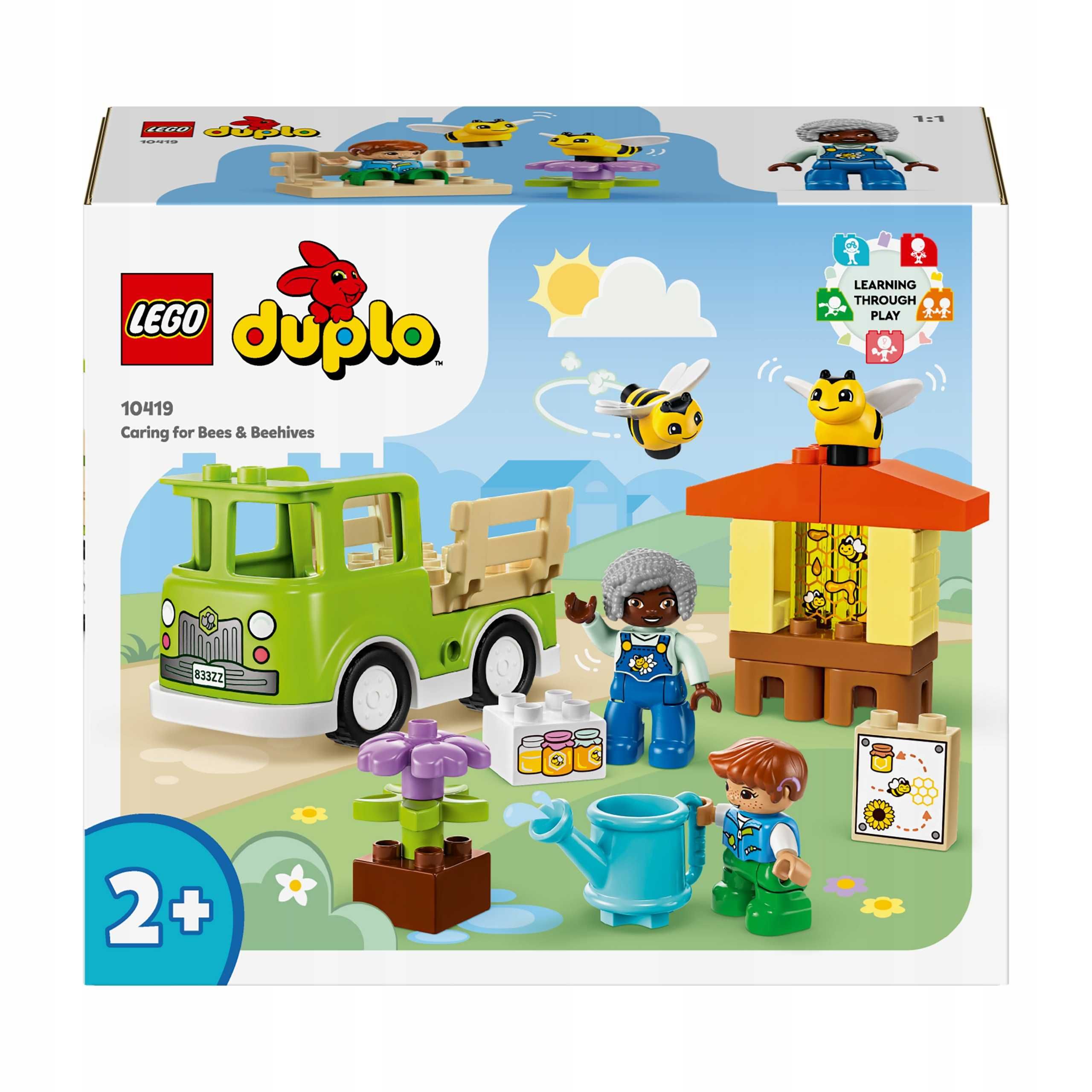 LEGO DUPLO 10419 Opieka Nad Pszczołami i Ulami 2+ Klocki *NOWE*