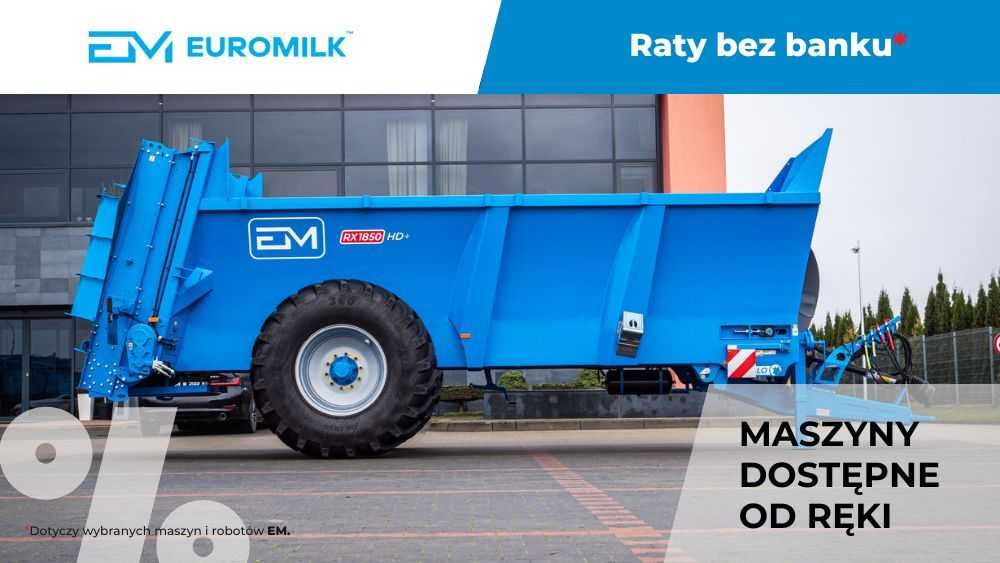 Rozrzutnik obornika EUROMILK Buffalo RX 1850 HD+ OD RĘKI