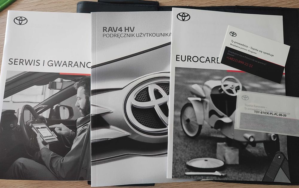 Toyota Rav4 Gen 5 Instrukcja obsługi jak nowa