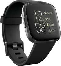 Smartwatch Fitbit versa 2 czarny uszkodzony