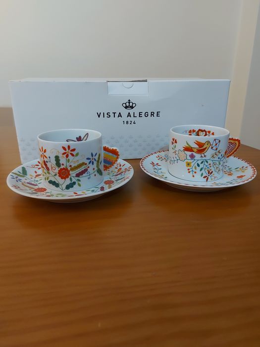 Conjuto de Chávenas Vista Alegre/Vila verde