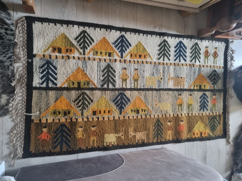Kilim wełniany "Cepelia " lata 70-te